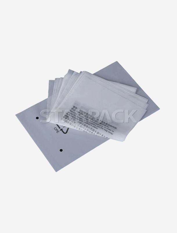 完全に生分解性のフラット バッグ