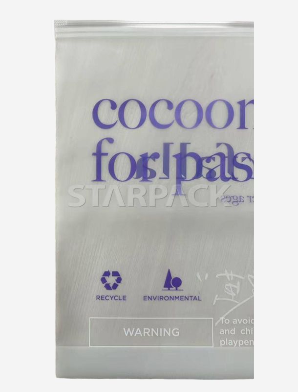 GRS 認定 PCR リサイクル クリア ジッパー バッグ