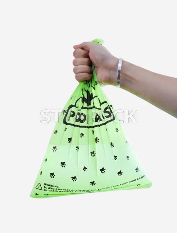 100% 堆肥化可能で生分解性のペット用うんち袋