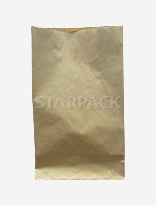 FSC 認定のハンドル付きリサイクル クラフト紙バッグ