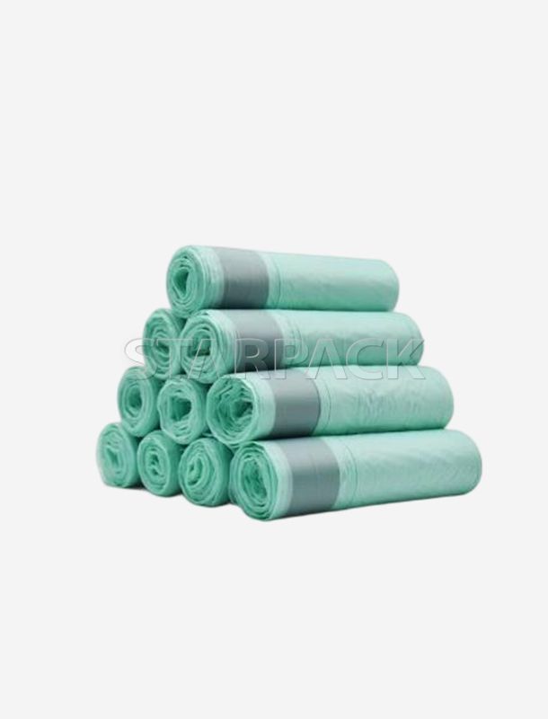 100% 堆肥化可能かつ生分解性のゴミ袋